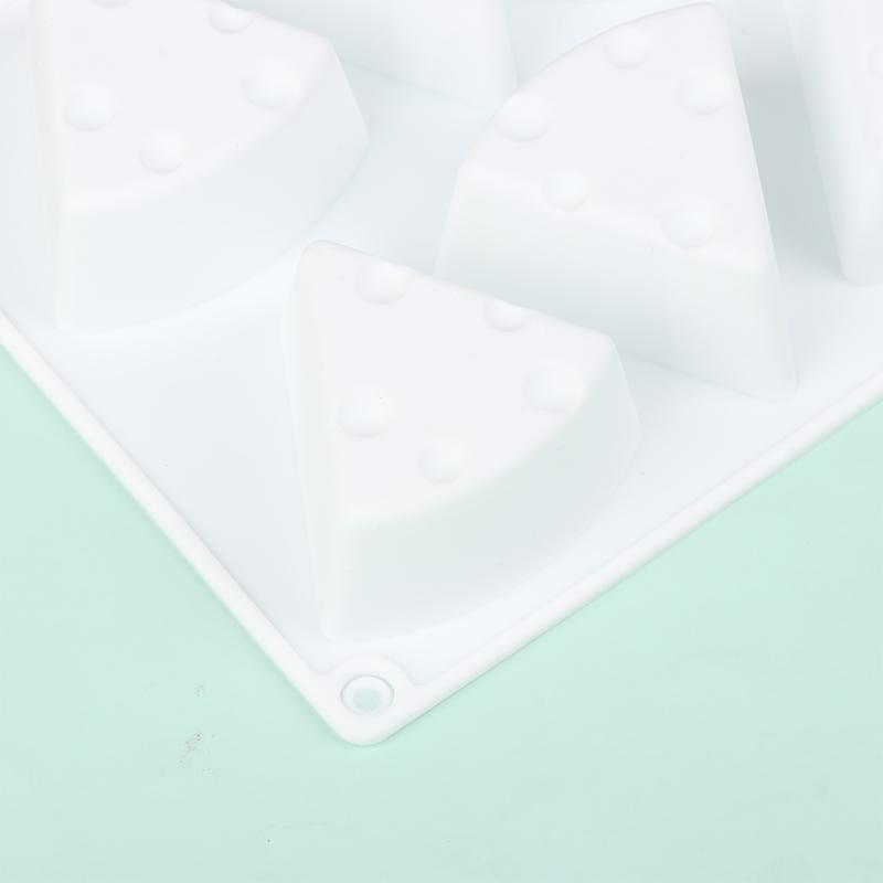 8Cavity Cheese Shaped Silicone Mould Diy Pastry Tools Cake Mold For Baking Non-Stick Kitchen Bakeware Dessert Mousse Mould