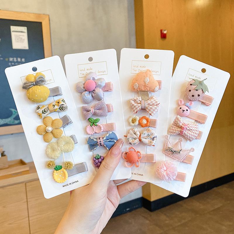 Adorable No-Damage Hair Clips for Baby Girls