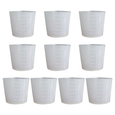 30 мл Чашка из смолы DIY Поделки Ювелирные изделия Силиконовая мерная чашка Многоразовая чашка для смешивания с точной шкалой Силиконовая чашка с антипригарным покрытием