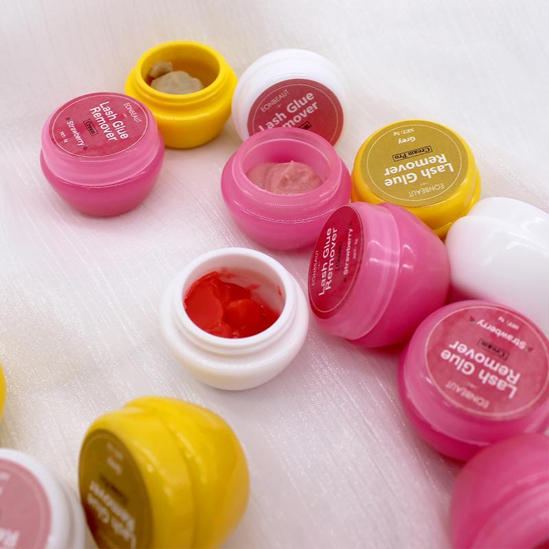 eonbeaut Pink Remover Strawberry Cream Pro Eyelash Extensions 5g Supplies Makeup Tools