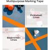 Cut Freely Tennis Court Tape Wide Application Sports Floor Marking Tape  Outdoor Sports