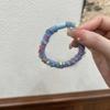 6 шт. Модная корейская стиль Цветная пряжа Резинка для волос Высокая эластичность Резинка Сладкий головной убор Повязка на голову