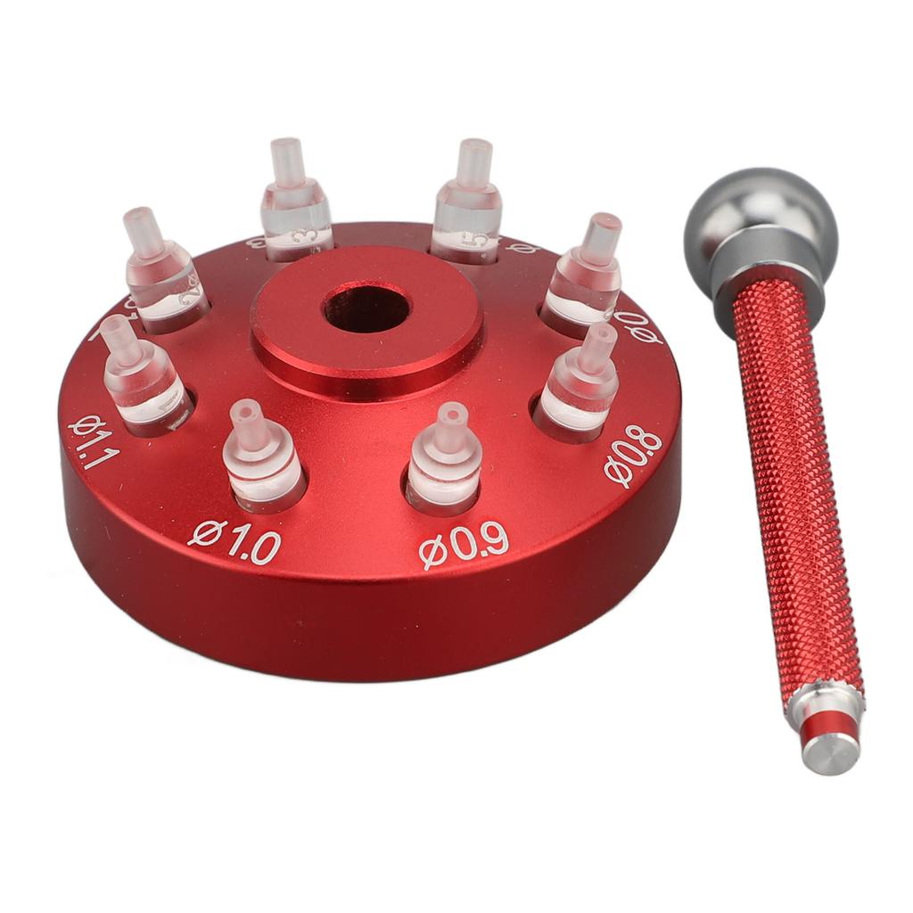 Инструмент для установки стрелок часов, стальной, с 8 насадками для установки, для часовщика