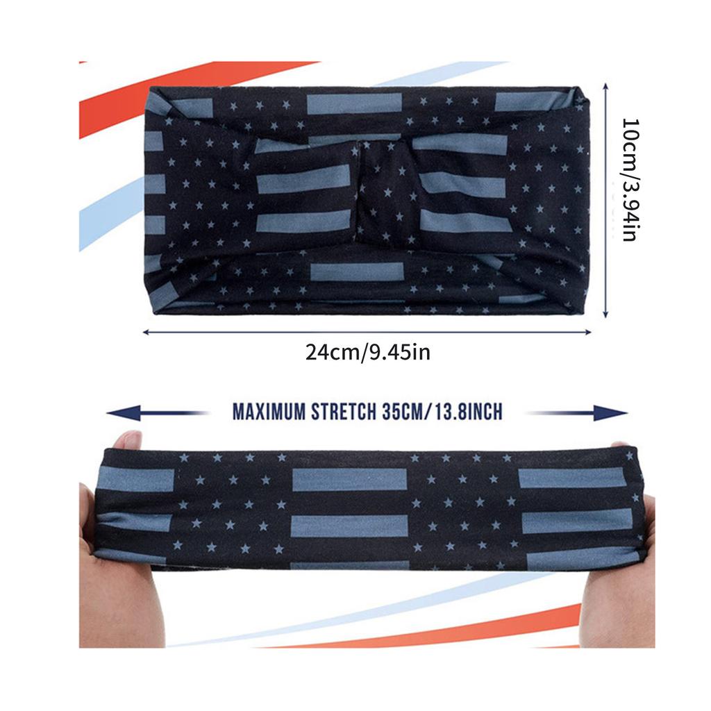 Стильная повязка на голову для мужчин, женщин и детей, модный и удобный головной аксессуар, флаги, напульсники, универсальный