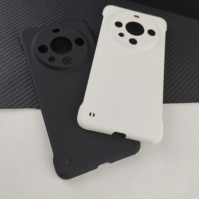 Простой однотонный, приятный на ощупь, безрамочный чехол для Huawei Mate 70 RS 60 50E 40E Pro Plus, ультратонкий, устойчивый к отпечаткам пальцев, противоударный, жесткий матовый чехол из ПК