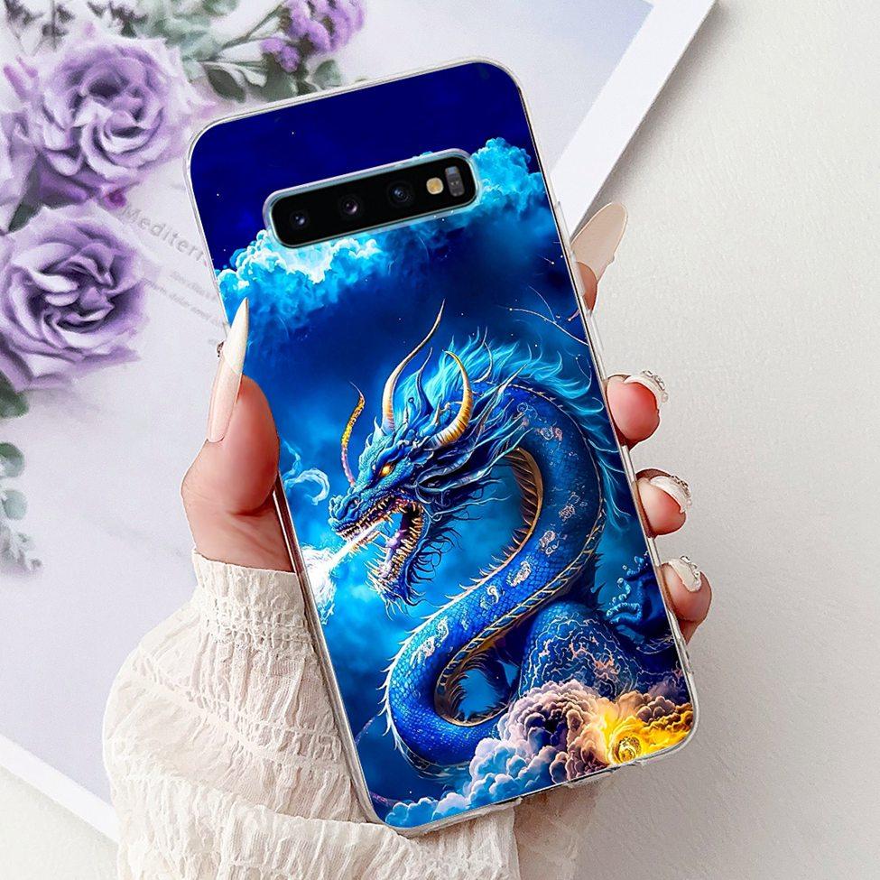 Чехол для Samsung S10 Plus SM-G975F Милый Кавайный Модный Цветочный Роскошный Крутой Расписной Мягкий Чехол для Телефона Samsung Galaxy S10+