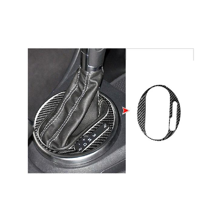 Автомобильные аксессуары, внутренняя панель из углеродного волокна, подъемная панель, черные наклейки, декоративные для Volkswagen VW Beetle