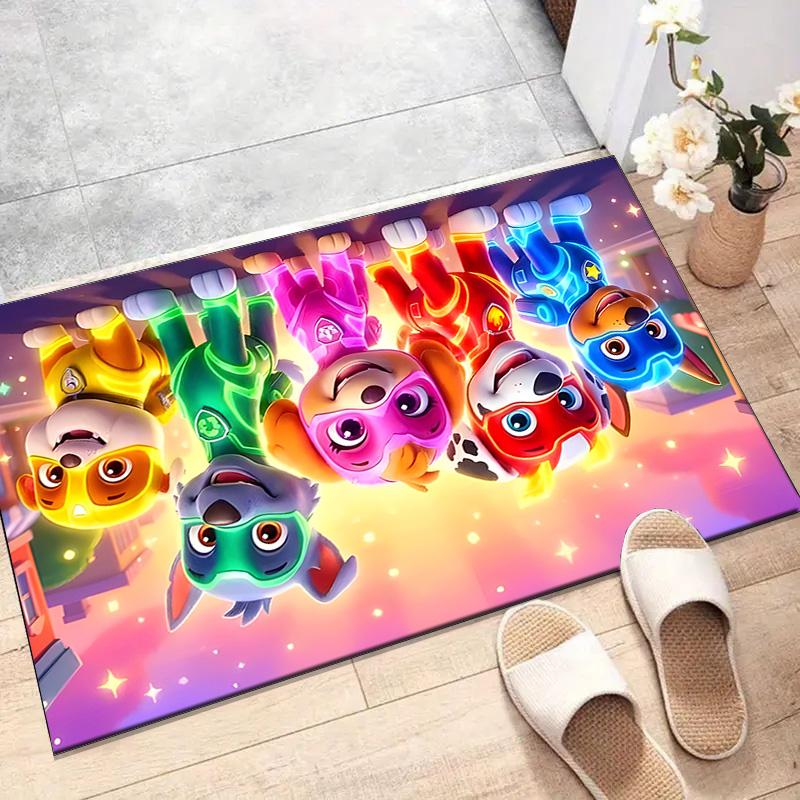 1pc P-Paw Paw Design Printed Area Rug Carpet for Bedroom Living Room Home Decor Rugs Mat Non Slip Mat Rug for Bedside