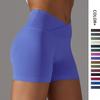Seamless Breathable High-Waist Yoga Shorts for Women - European & American Style