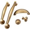 Light Luxury Brass Cabinet Knobs Drawer Pull Shell Shaped Handle Cupboard Handles  Interior Design