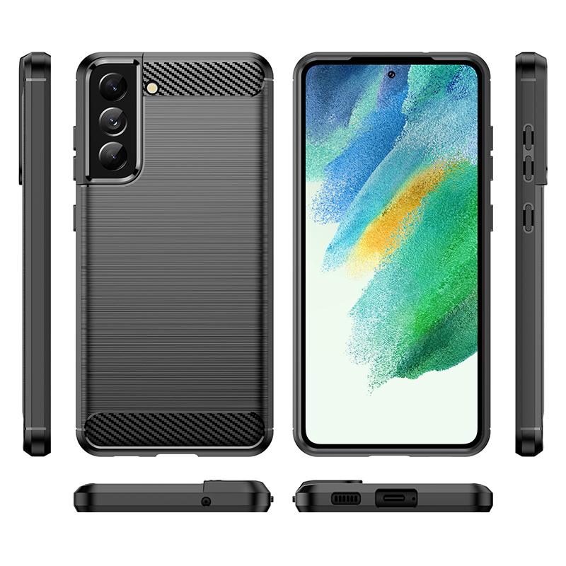 Чехол-накладка для Samsung Galaxy S21 FE 5G Мягкий силиконовый защитный бампер для Galaxy S21 S22 Pro Ultra A03s A03 Core A52 A72