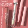 Dunuf Matte Lip Liner and Lip Oil Set