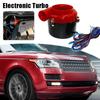 Универсальный автомобильный поддельный сбросной электронный турбонагнетатель с клапаном сброса давления, аналоговый звуковой BOV, электронный предохранительный клапан, красные автозапчасти