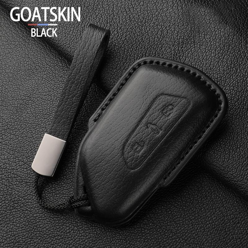 Кожаный чехол-брелок для ключей автомобиля для VW Volkswagen Golf 8 MK8 ID.3 ID.4 Cupra Skoda Octavia SEAT Leon MK4 2020 2021 Formentor Tarraco