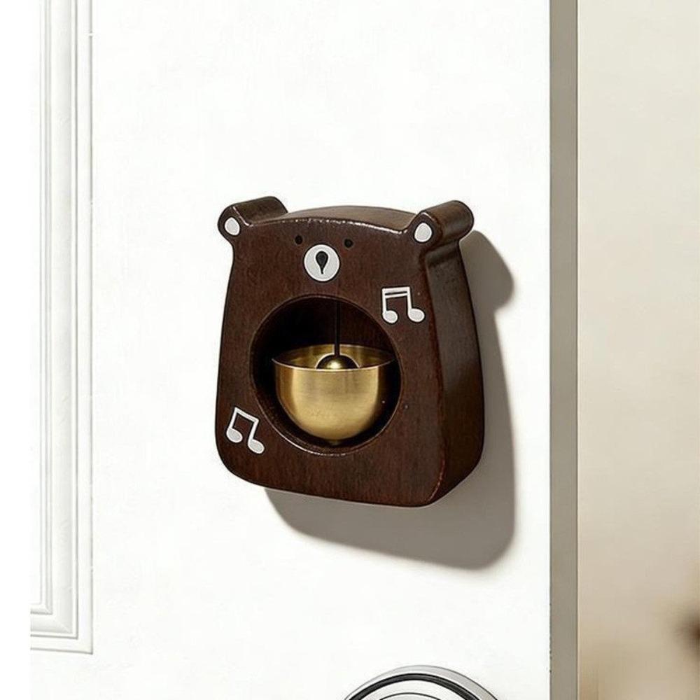 Animal Shaped Bear Doorbell Detachable Design Wind Chime Doorbell Home Decoration