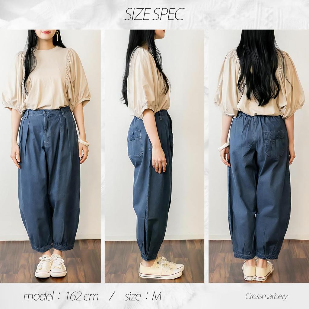 Crossmarberry Саруэл Деним Плюс Баллон Свободные Эластичные Аладдин Широкие Штаны Женские, Хлопок, Размер, Штаны, Джинсы, Посадка, Талия, Стиль,