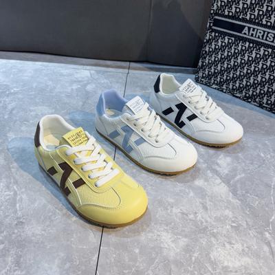 Туфли на платформе, одинарные туфли, маленькие белые туфли, женские, 2025, новая летняя универсальная повседневная дышащая спортивная обувь для скейтборда, обувь Форреста Гампа, немецкий поезд