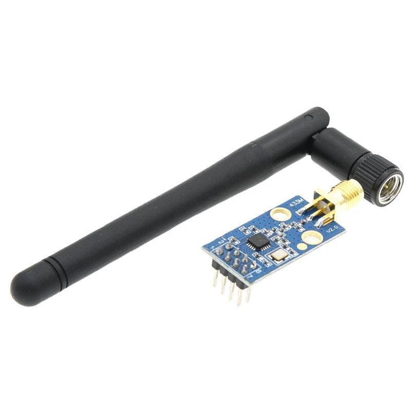 CC1101 433MHz Wireless Transceiver Module Anti-interference with SMA Antenna for Smart Agriculture Monitoring Devices