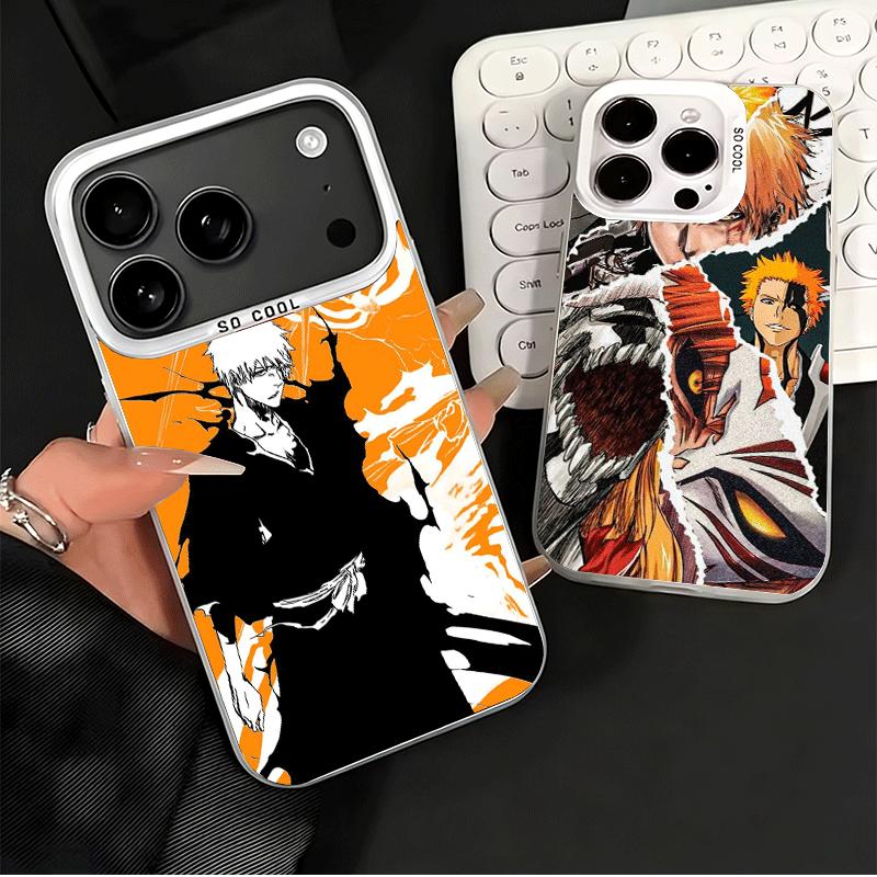 Мягкий чехол для телефона Bleach Kurosaki Ichigo для iPhone 15 16 17 Pro Max 17Air 16E 14 Plus 13 12 Mini Ударопрочный чехол Задняя крышка