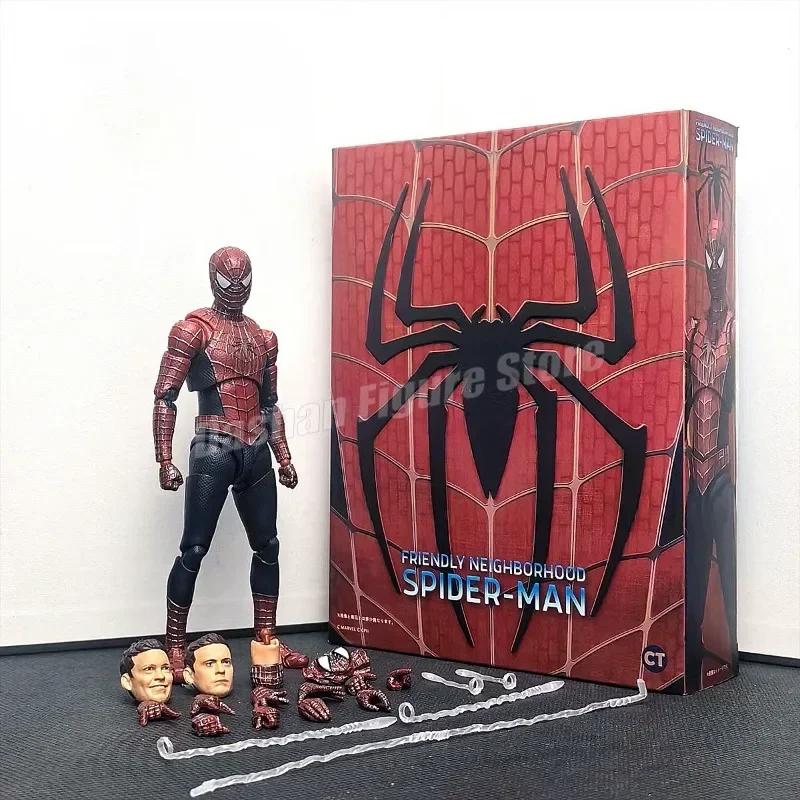 CT Toys Mafex 186 Алая Паутина Фигурка Действия Комикс Росомаха Человек-Паук Фигурка Коллекция Shf Удивительный Человек-Паук Модель Игрушки
