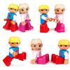 Big Particle Character Building Block Figurine, Doll Accessories, Scene Supplement