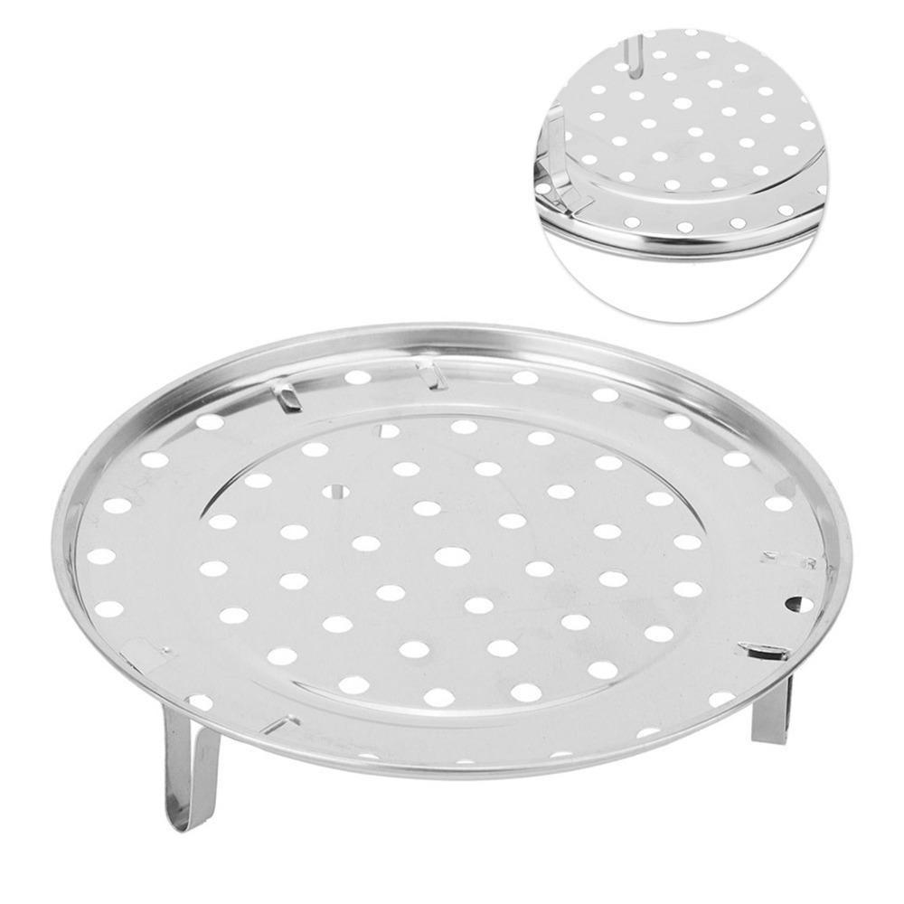 Silver Steam Holder Round Shape Steam Rack Stand Convenient Steaming Rack Steaming Food