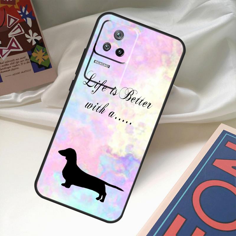 Sausage Dog Dachshund Quotes Case For Xiaomi 13 14 Ultra 11T 12T 13T Pro 12 Lite POCO X6 M6 Pro X3 X4 X5 M5s F3 F5 Cover