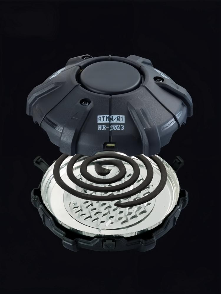 Тактическая коробка для благовоний от комаров для дома и отдыха на природе, креативная стойка для защиты от комаров в стиле милитари, огнестойкая с крышкой