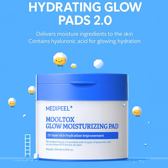 MEDI-PEEL Bio-Cell Mooltox Brightening Hydrating Pad 2.0 (50ea)