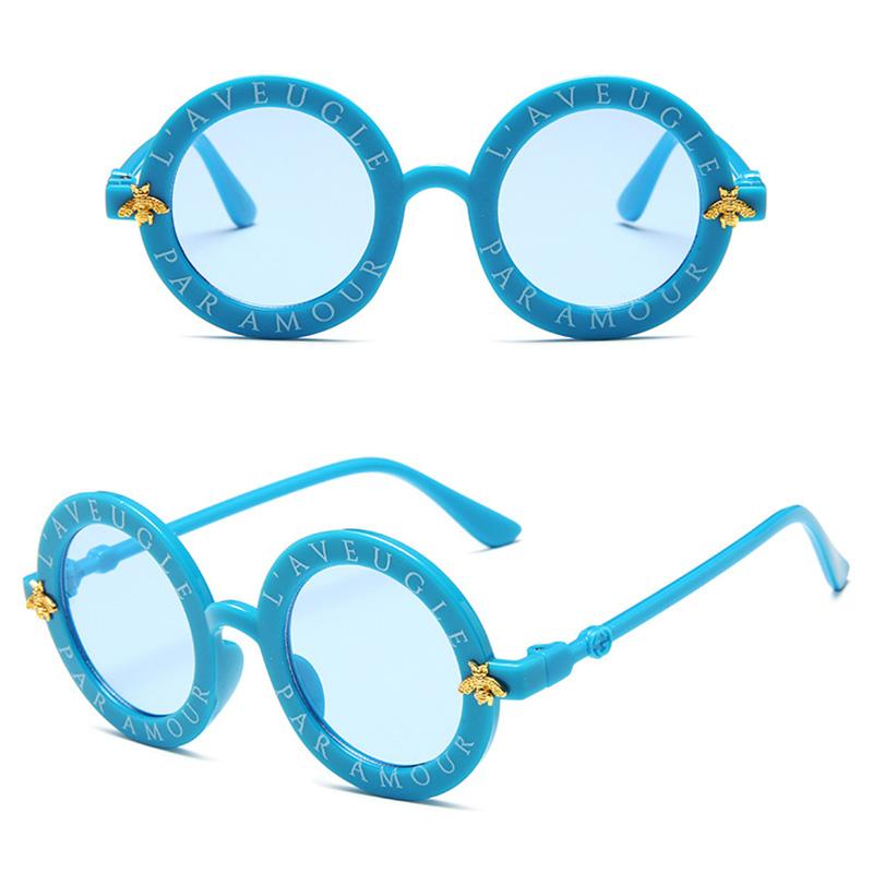 Винтажные популярные детские высококачественные детские горячая распродажа круглые солнцезащитные очки в стиле стимпанк очки Bee Oculos для мальчиков роскошные солнцезащитные очки для девочек уникальные