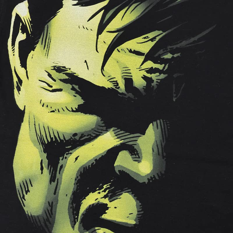 EVERSOUL Футболка с коротким рукавом Marvel, Халк, Мстители, Капитан Америка, Веном, Товары с персонажами американских комиксов, Подарок, Мужская, Черная, XL [Параллельный импорт]