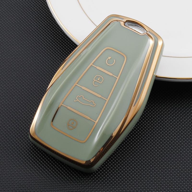 TPU Car Key Cover Case for Geely Emgrand Global Kulrey Hawk GX7 Okavango NL3 SUV GT GC9 Coolray X6 X7 EX7 Geometry C