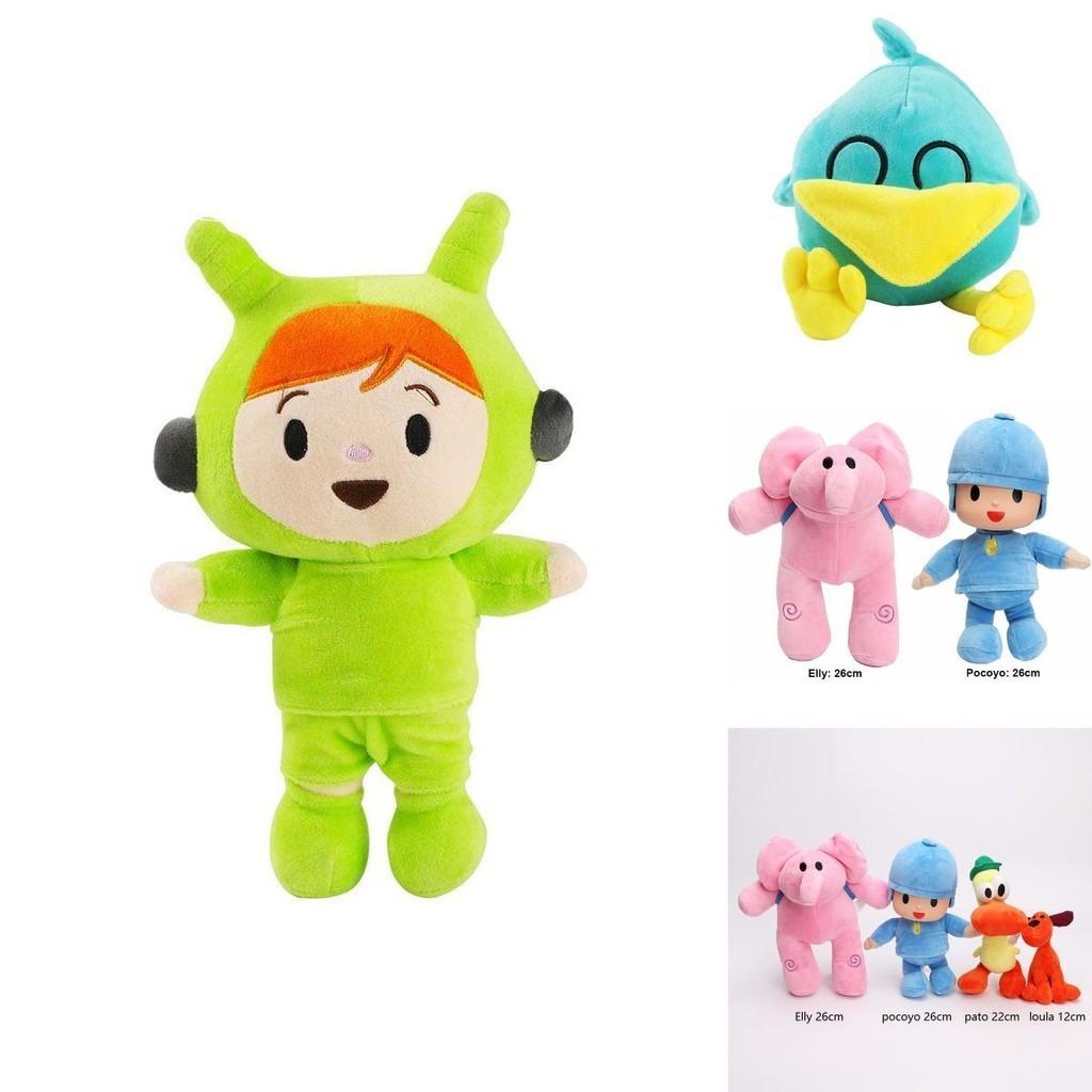 Высококачественная мягкая плюшевая игрушка-фигурка Pocoyo Elly Pato Loula Sleepy Bird Кукла Подарок для детей
