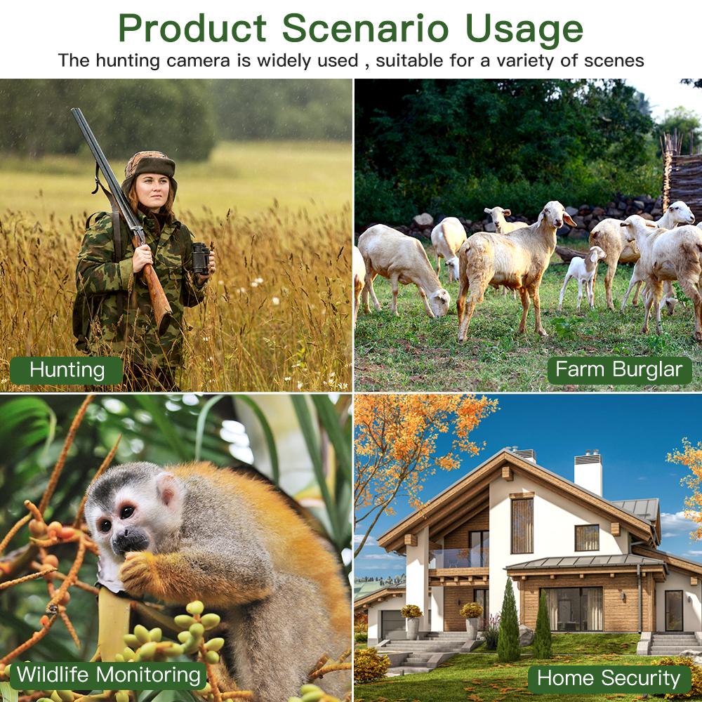Уличная цифровая камера Mms Smtp, водонепроницаемая камера ночного видения, 12 МП, охотничья камера высокой четкости, 2 г, водонепроницаемая камера-ловушка, игровая камера