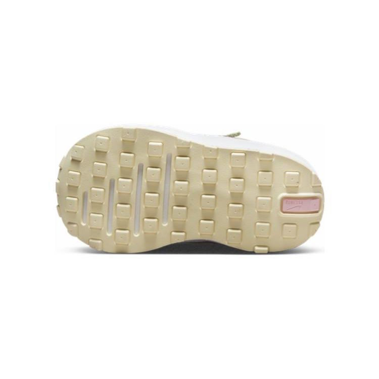 Nike Waffle One Нескользящие Амортизирующие Прочные Низкие Спортивные Повседневные Кроссовки для Малышей Зеленый Розовый DC0479-602