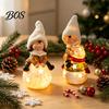 Holiday Night Lights for Home Christmas Luminous Ornament, Durable Resin with Warm LED Light Design, Festive Figurines Add Atmosphere Figurine