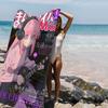 Bocchi the Rock Anime Microfiber Printed Beach Towel Mountain Climbing Yoga Beach Swimming Running Absorbent Soft Towel