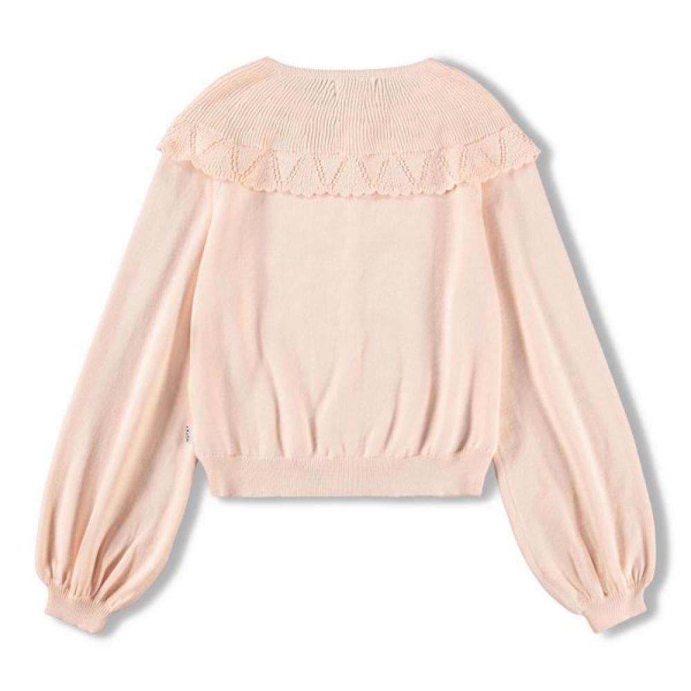 Molo 5 8 Years Jemeni Cloud Pink Knit Cardigan Akis9cg008