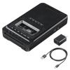 Sanwa Direct Cassette Tape Converter Player with USB MemorymicroSD Storage, Digitalization, No PC Required, AC PowerDry, Cassette Tape Speaker,