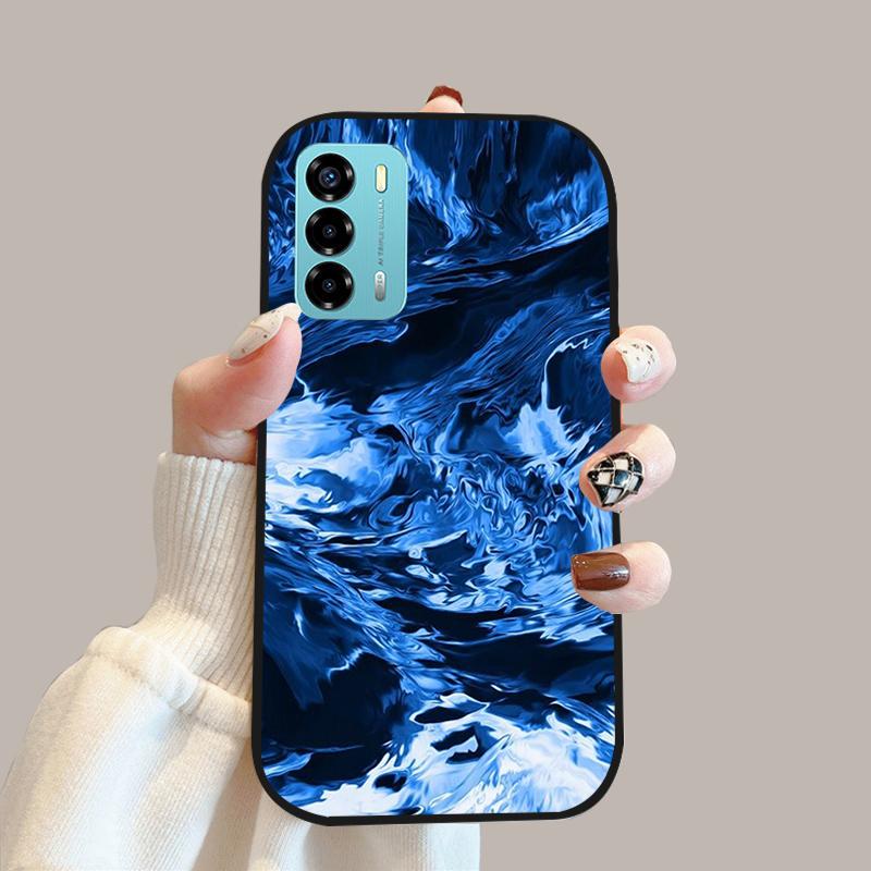 Для ZTE Blade V40 Vita Модный Чехол 8045 Мягкая Силиконовая Задняя Крышка Для ZTE Blade A72 Чехол A 72 4G Телефон Защитный Fundas Para