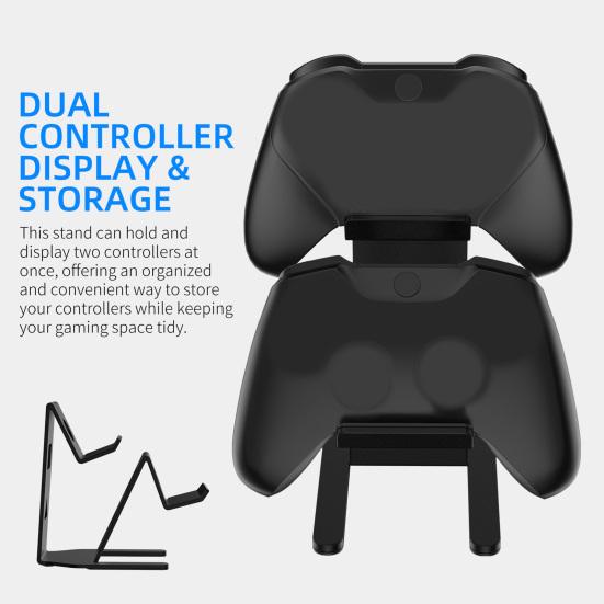 Подставка для геймпада для Switch для PS5 для PS для Xbox Подставка-держатель для геймпада Металлическая конструкция для настольной подставки для контроллера с нескользящими накладками