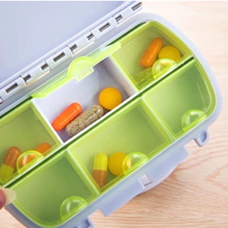 Еженедельная таблетка органайзер для лекарств дорожный 6-дневный дозатор для хранения таблеток чехол креативные многофункциональные упаковочные коробки для хранения лекарств