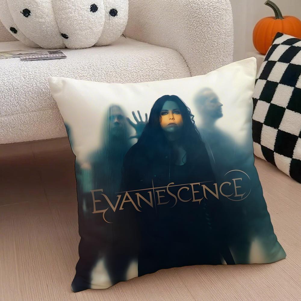 Fashion Gothic Casual Rock EEvanescence Cushion Cover Linen Pillow Case Soft Breathable Protective Couch Room Decoration