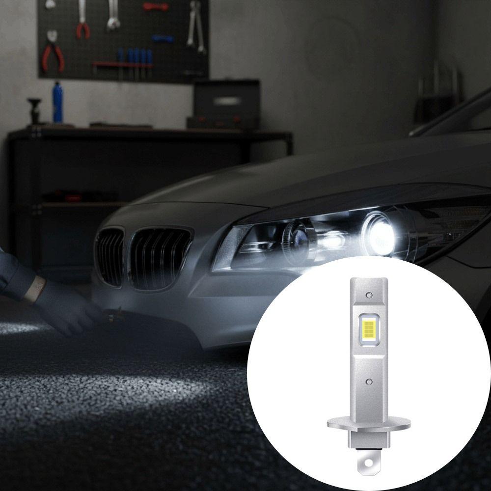 Aluminum Silver LED Headlight Super Bright Automobile Headlamp Fog Lamps Automobile Front