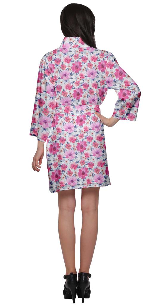 Moomaya Халат с принтом для девочек, кимоно, халаты для женщин, короткие