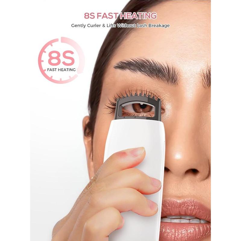 2024 Новый 5D Push нагреваемый щипцы для завивки ресниц с 3 температурами и 8-секундным быстрым нагревом микро/профессиональная/матовая текстура для четкой завивки каждый раз