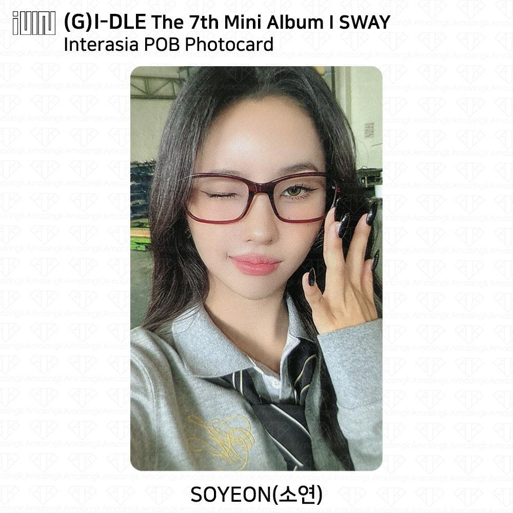 (G)I-DLE G-IDLE 7-й мини-альбом I SWAY POB Фотокарта SW Withmuu KPOP