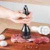 Мясорыхлитель из нержавеющей стали с острыми иглами, нескользящая ручка, идеально подходит для кухни, стейка, свинины, барбекю, готовки