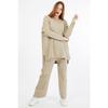 Женский брючный костюм из трикотажа - 4175