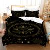 Sun And Moon Duvet Cover Set Black And White Colour Polyester Comforter Cover King Queen Full Size For Men Women Bedding Set